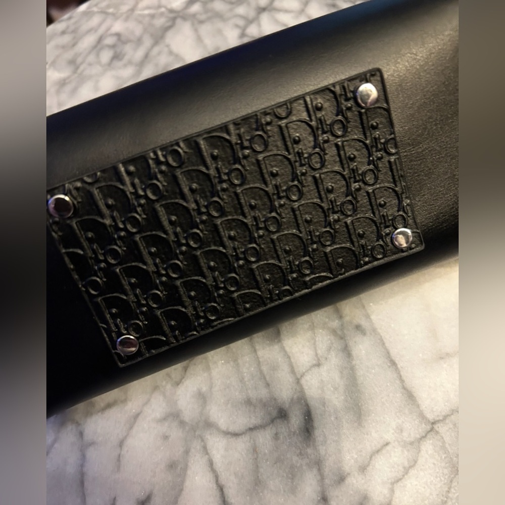 DIOR Havana Brown/Blue Square Oversized Sunglasses - Picture 6 of 6